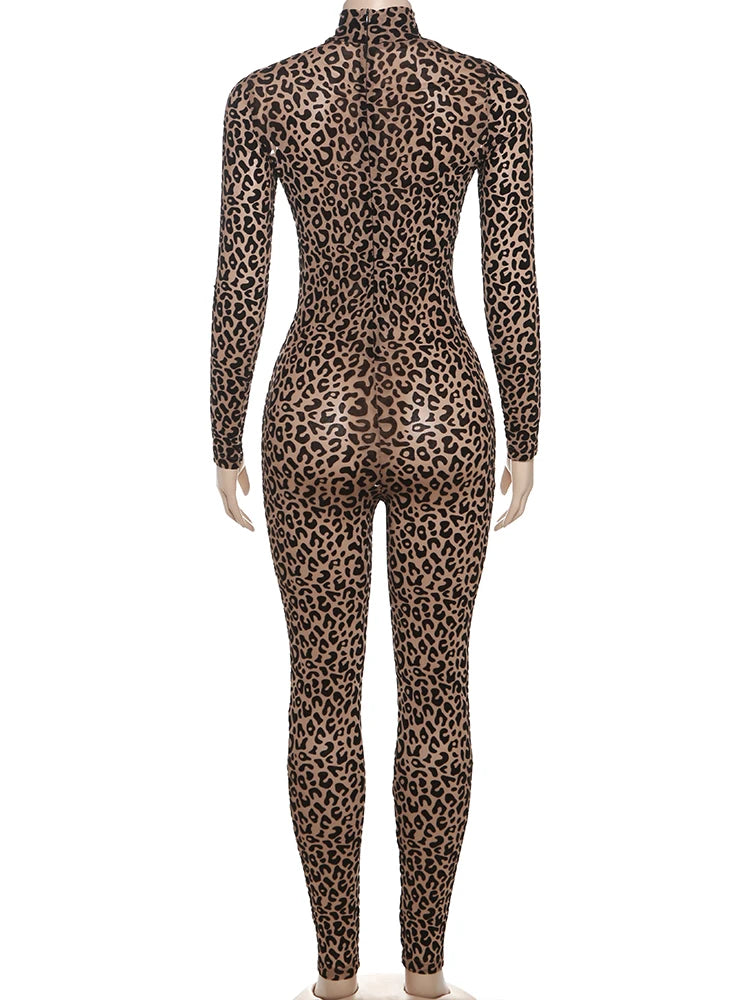 Sexy Leopard Print Jumpsuit