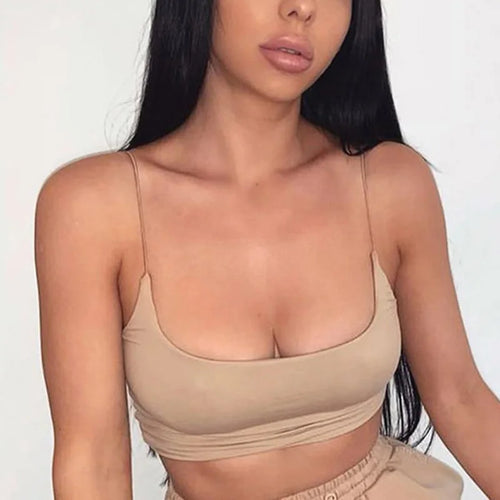 Cotton Bustier Crop Top