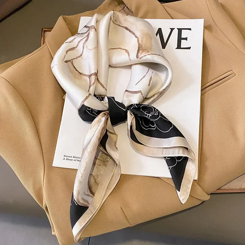 Luxury Satin Square Scarf
