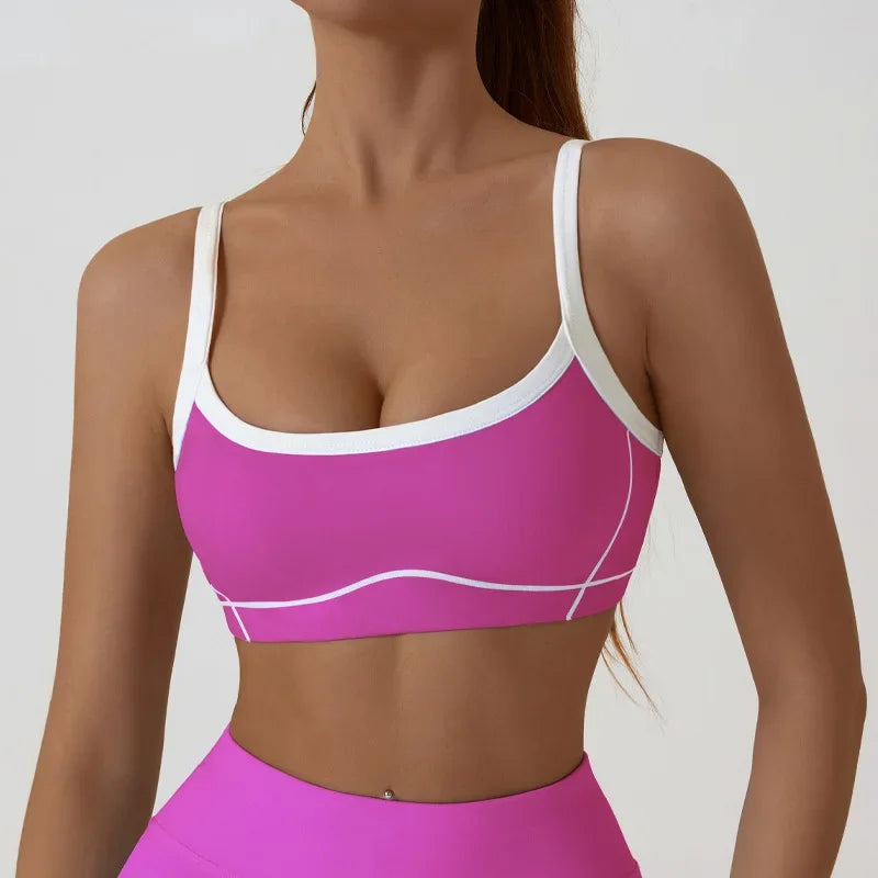 Color Block Sports Bra