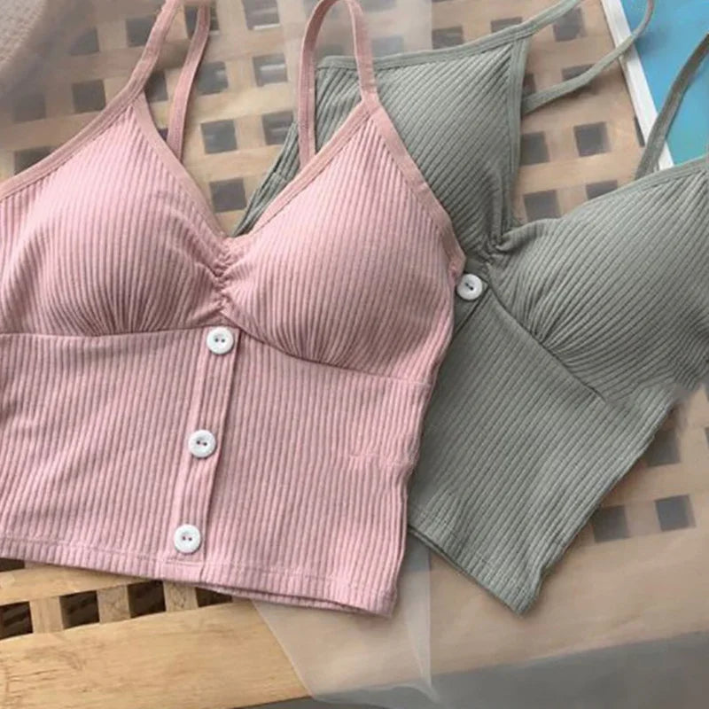 Knitted Crop Tank Top