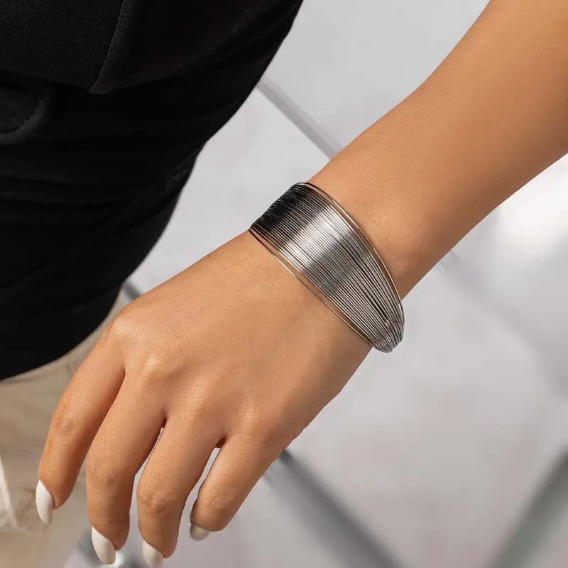 Vintage Layered Cuff Bracelet