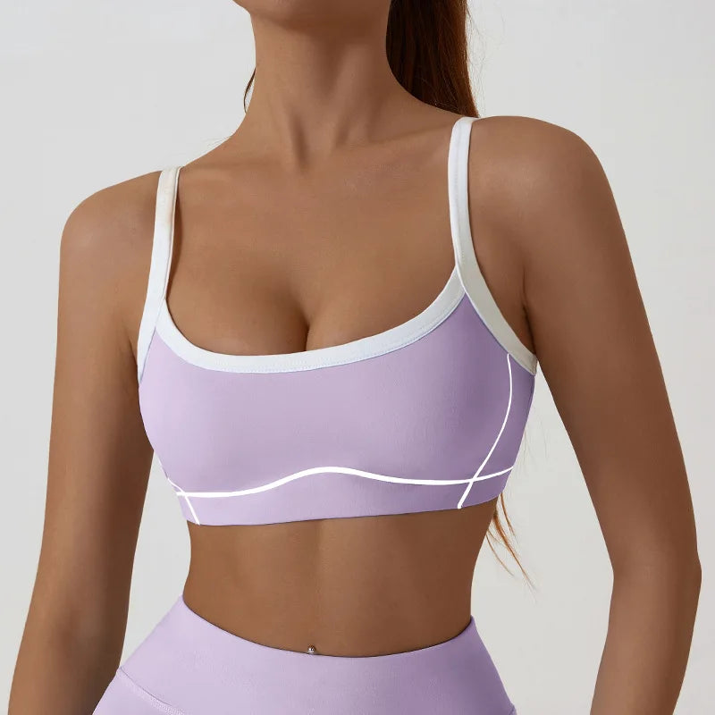 Color Block Sports Bra