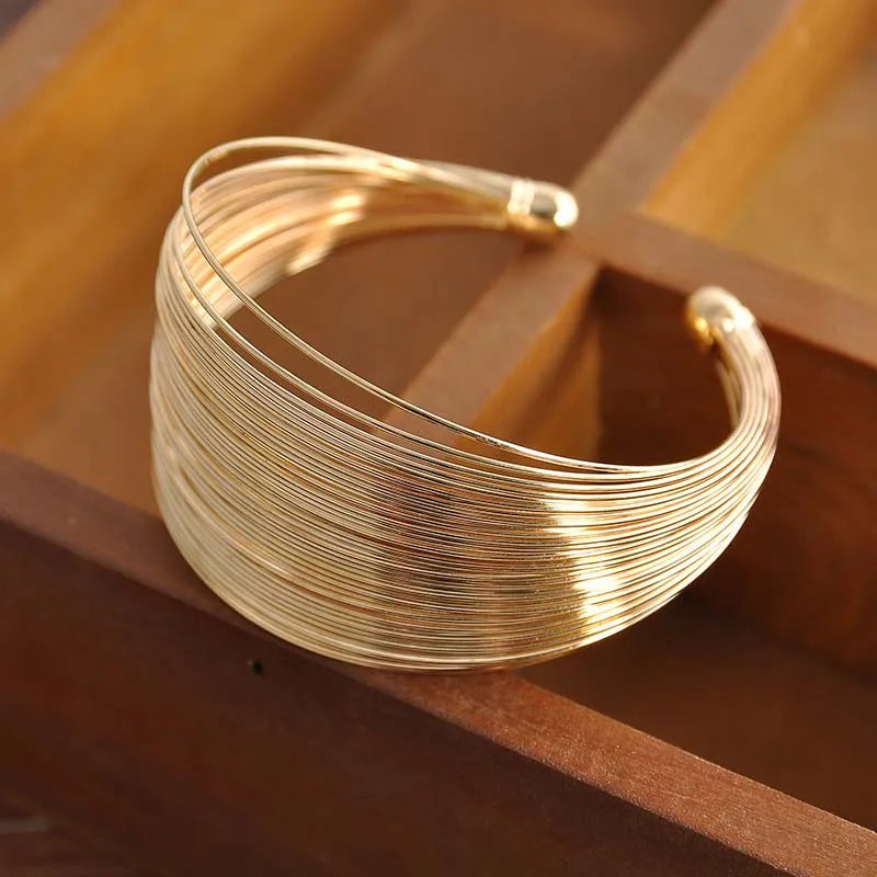 Vintage Layered Cuff Bracelet