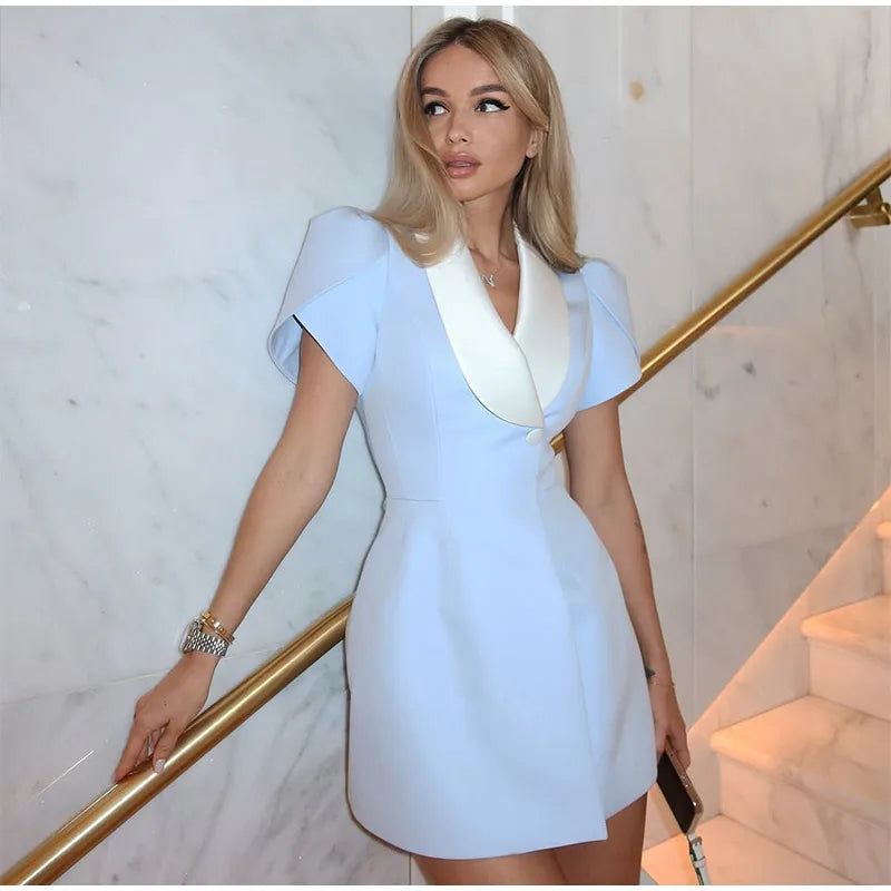 Chic Blazer Mini Dress