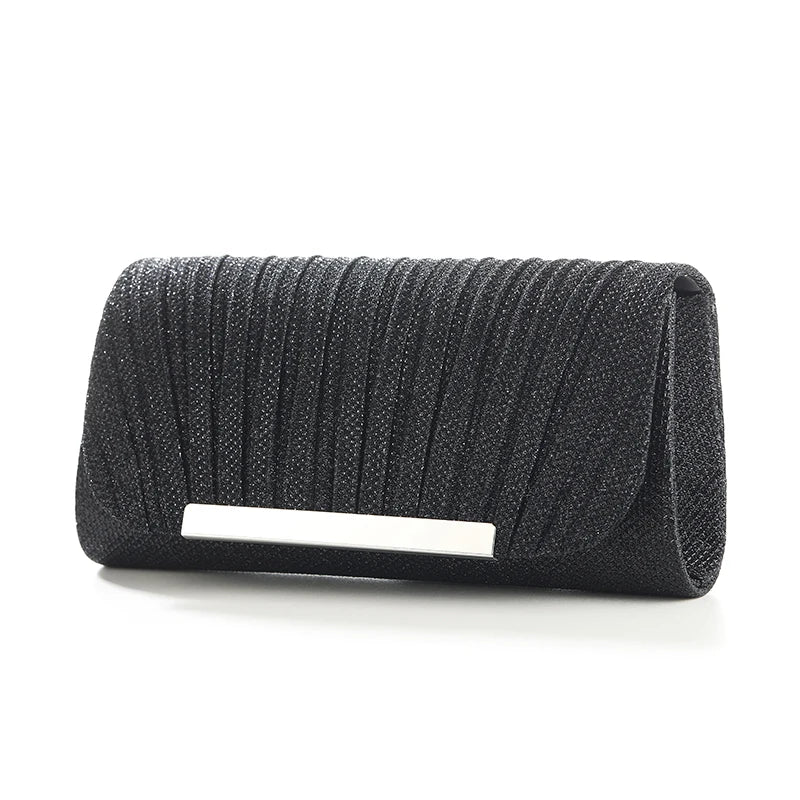 Sequin Chain Evening Clutch