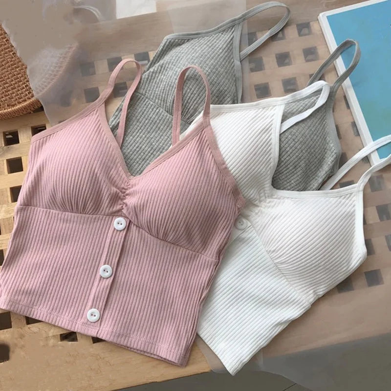 Knitted Crop Tank Top