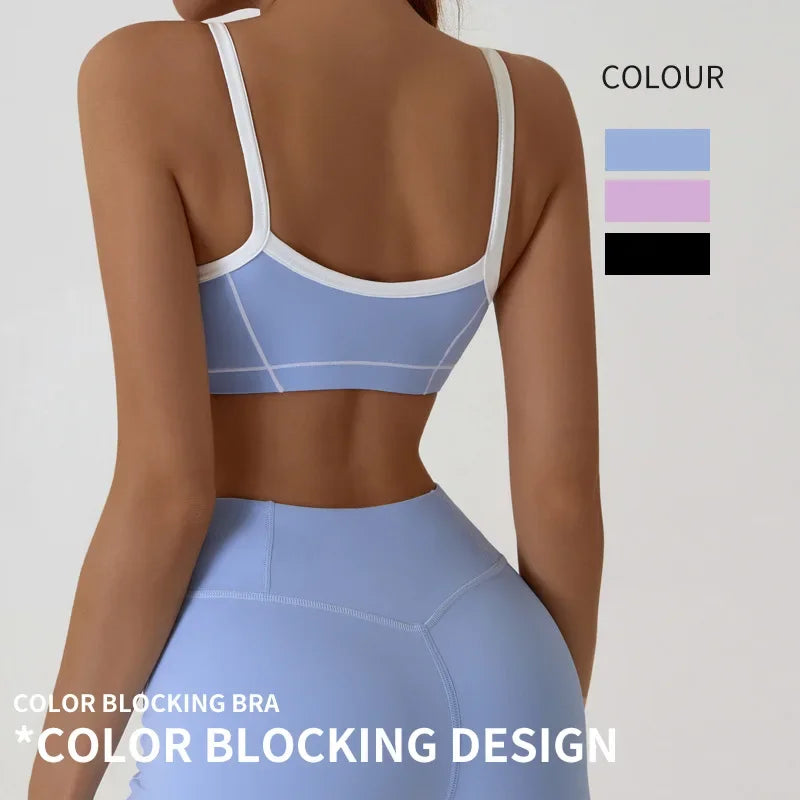 Color Block Sports Bra