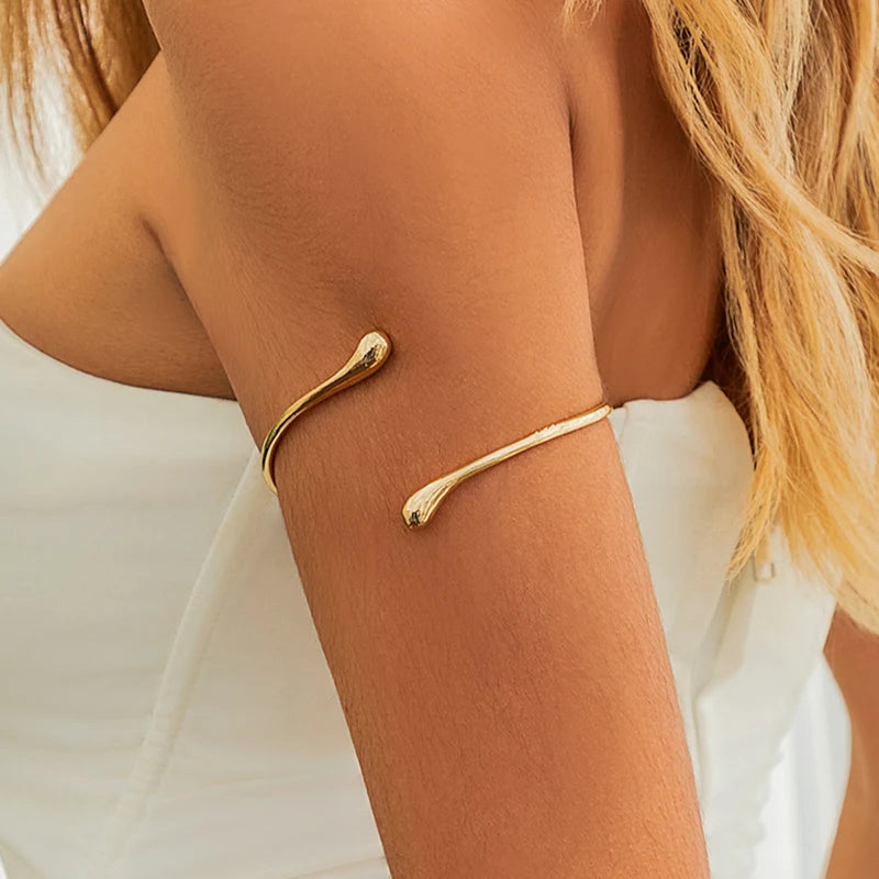 Vintage Water Drop Cuff Bracelet