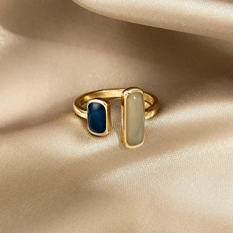Women’s Colorful Drip Glaze Ring