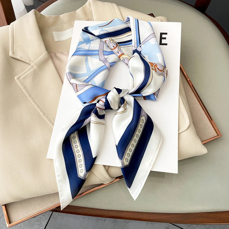 Luxury Satin Square Scarf