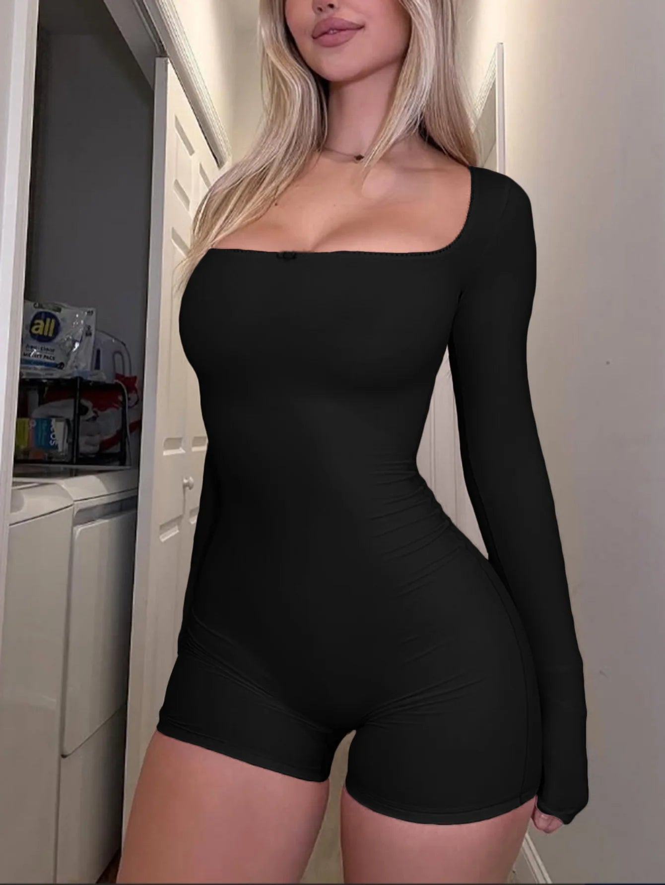 High Waist Slim Jumpsuit