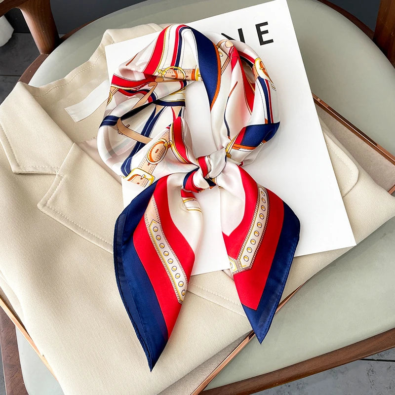Luxury Satin Square Scarf
