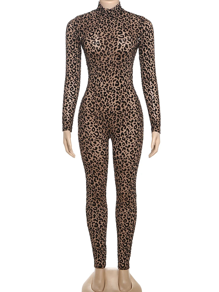 Sexy Leopard Print Jumpsuit
