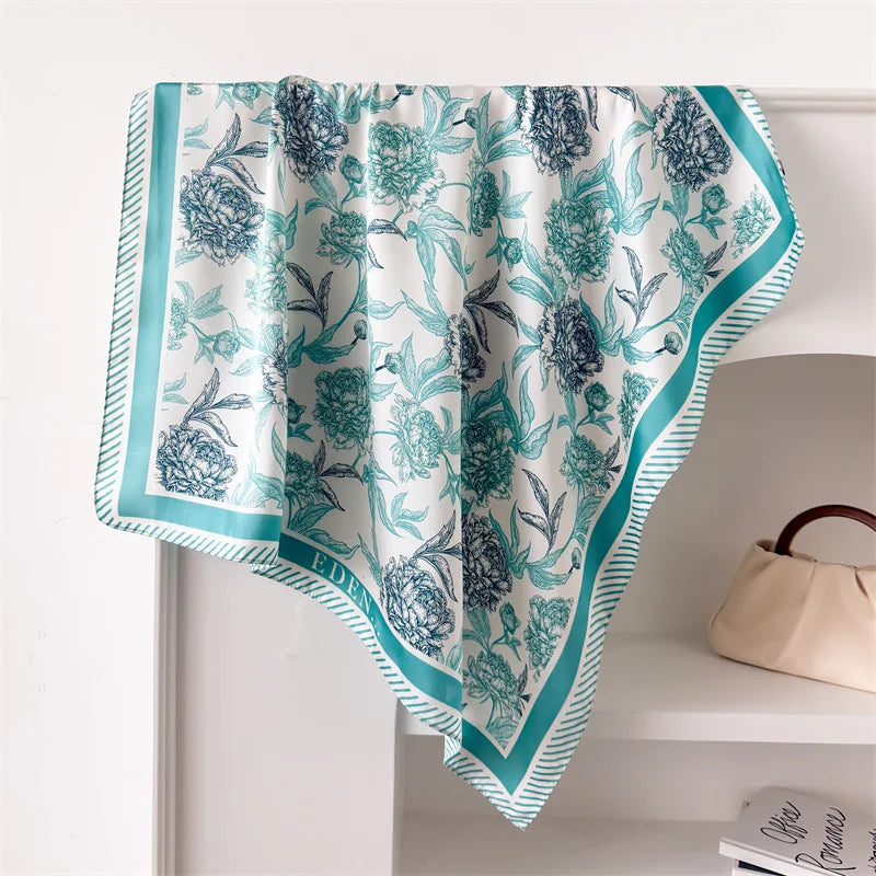 Luxury Satin Square Scarf
