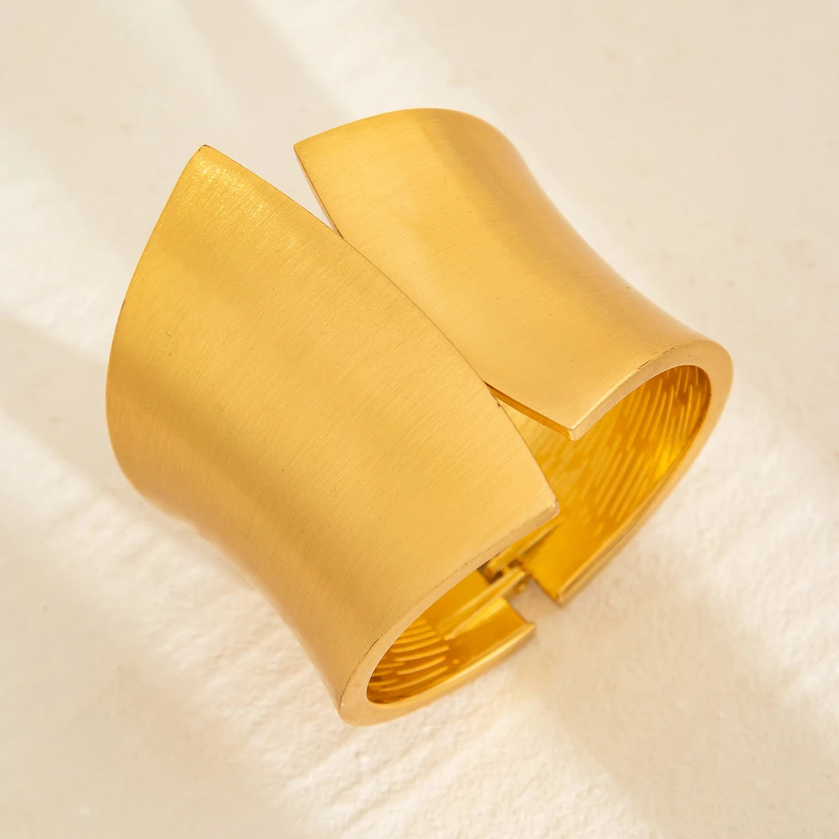 Geometric Open Cuff Bracelet
