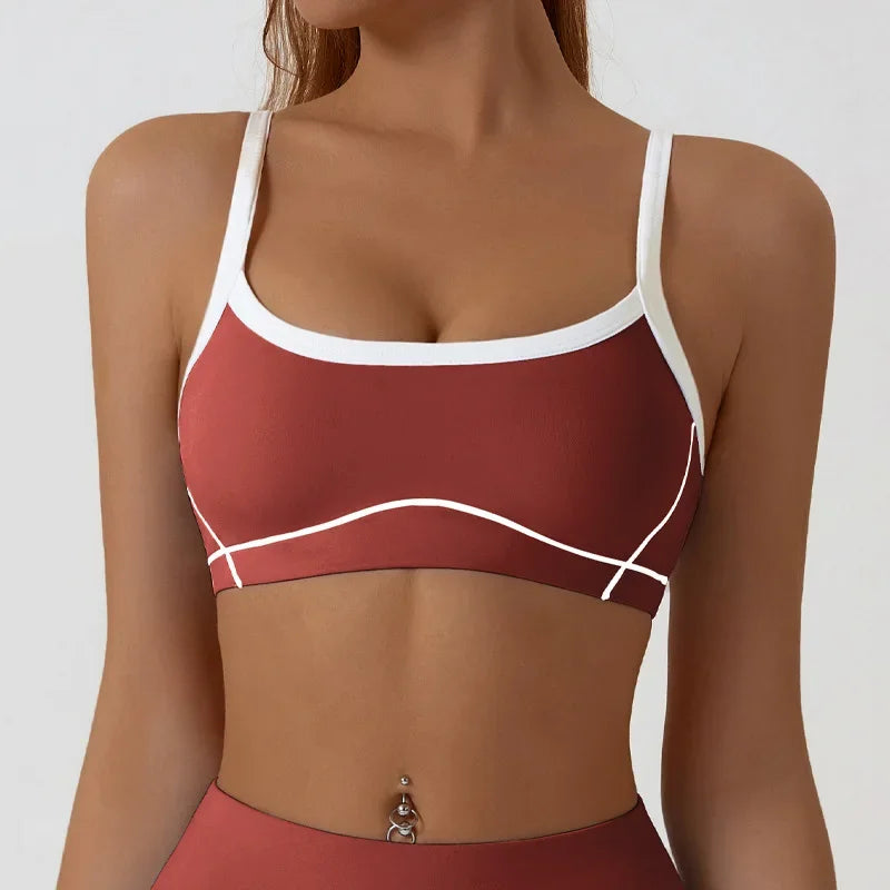 Color Block Sports Bra