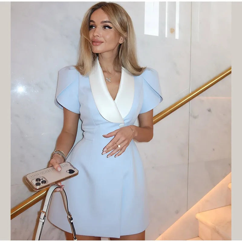 Chic Blazer Mini Dress