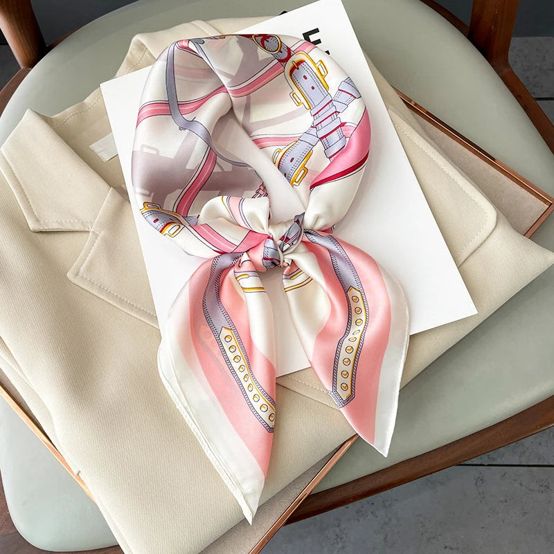 Luxury Satin Square Scarf