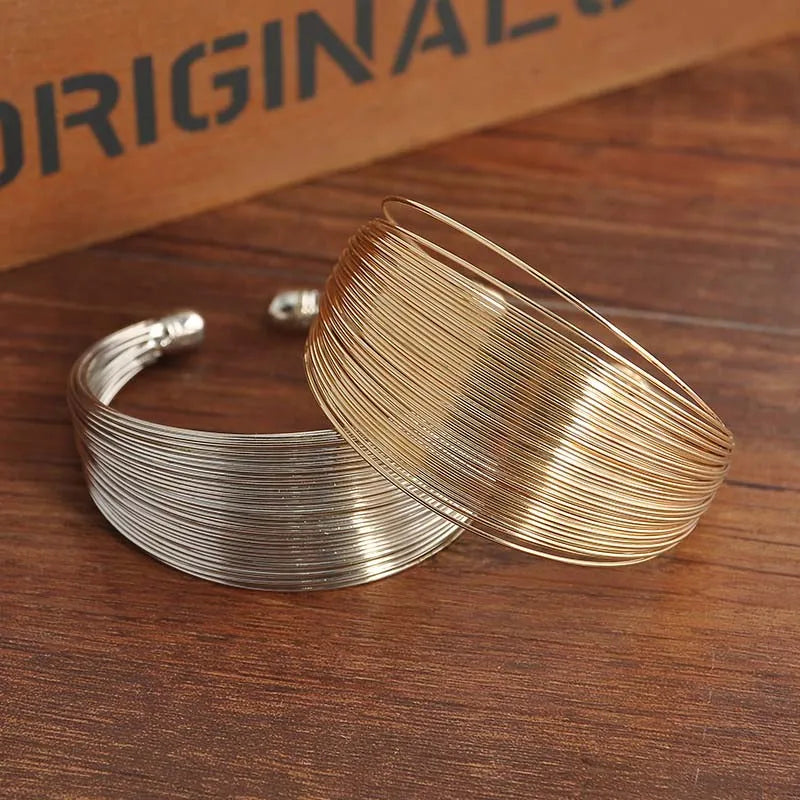Vintage Layered Cuff Bracelet