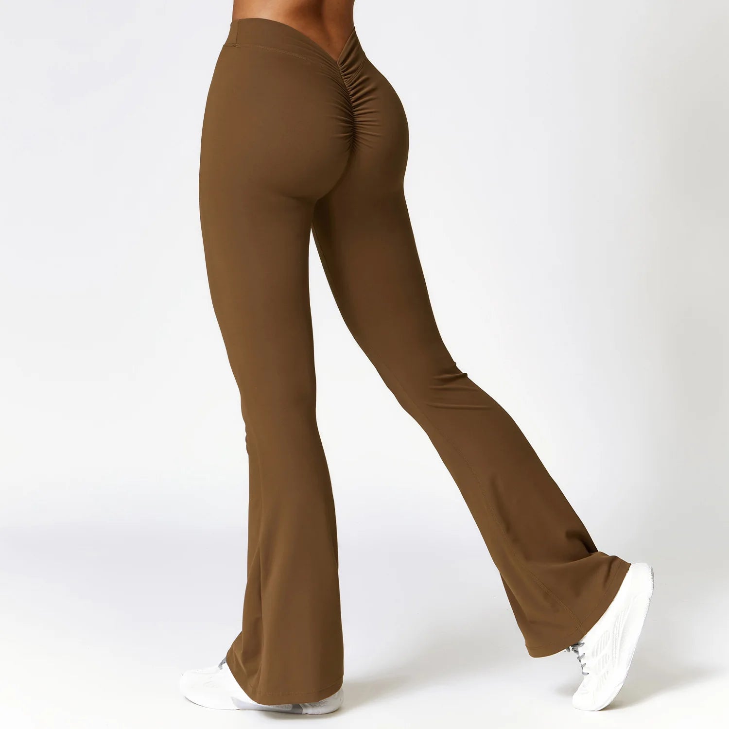 V-Waist Flare Leggings