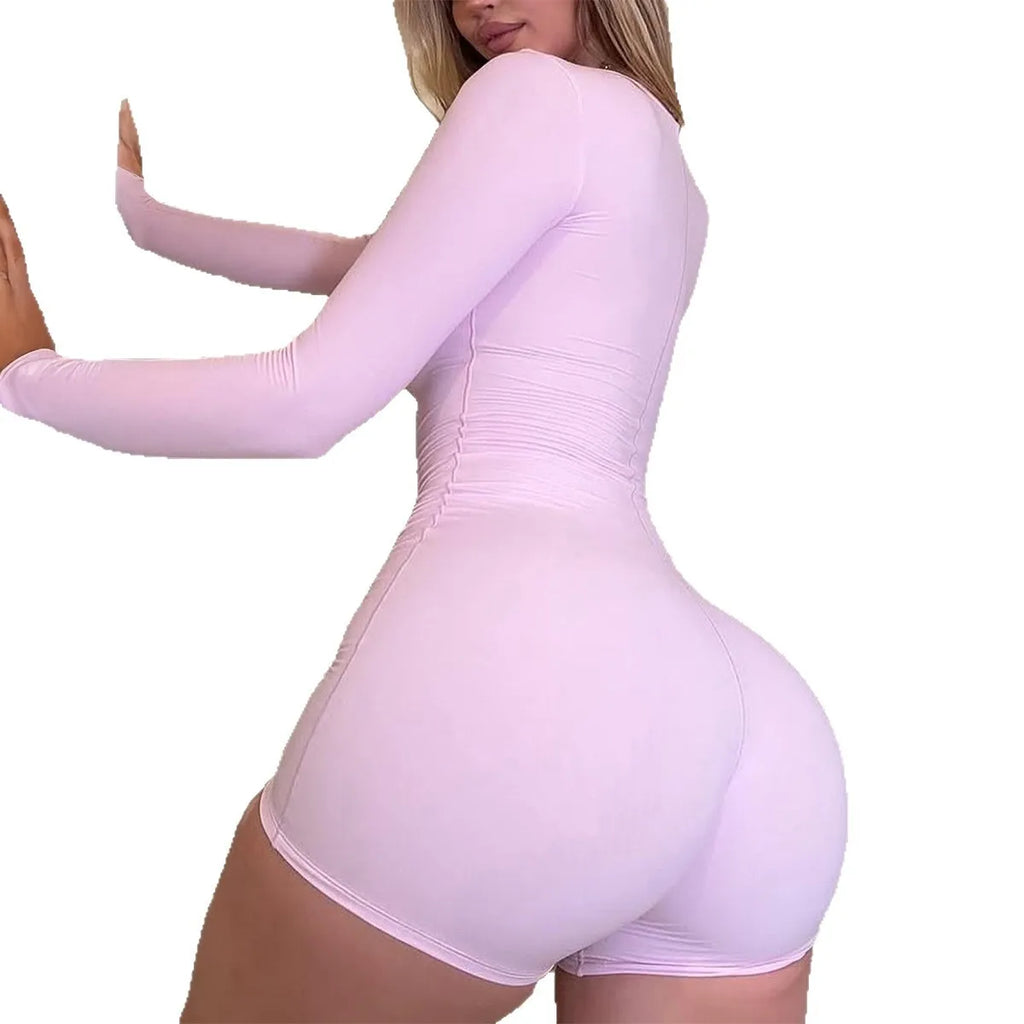 High Waist Slim Jumpsuit