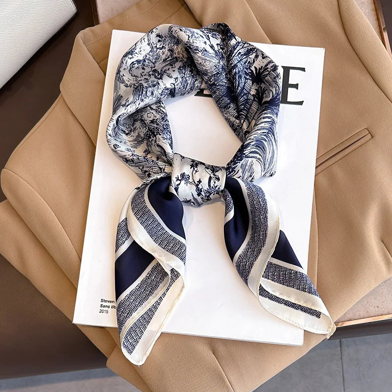 Luxury Satin Square Scarf