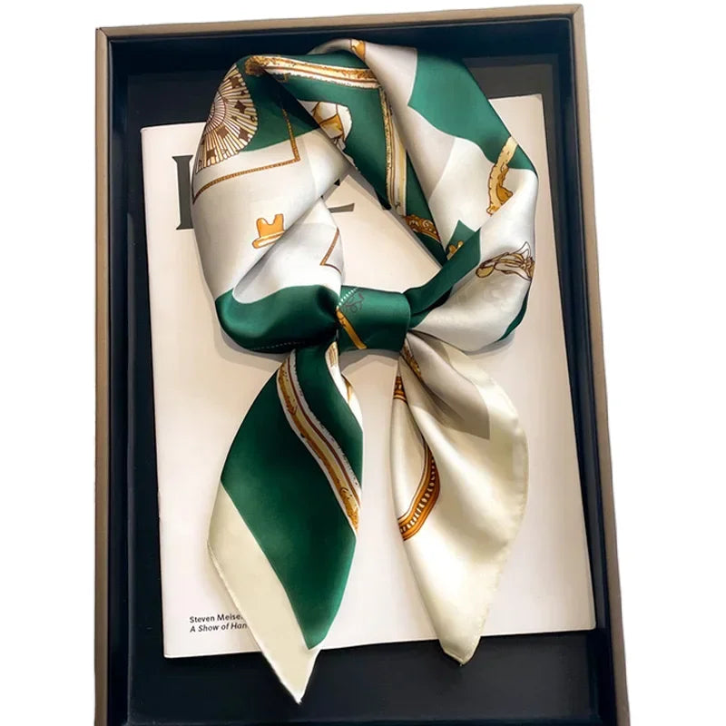Luxury Satin Square Scarf