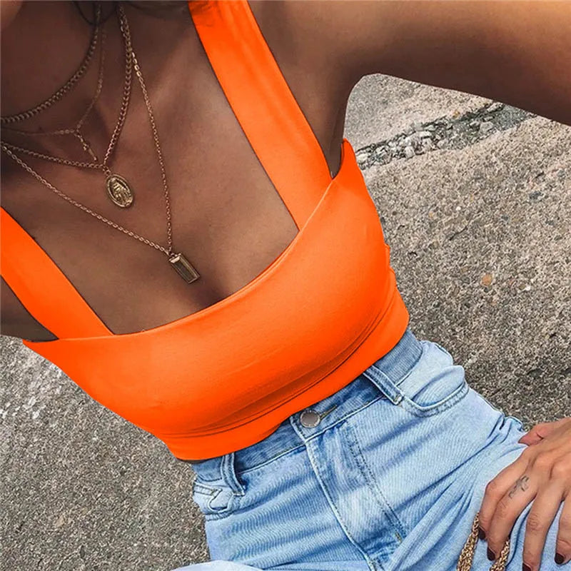 Square Neck Crop Top