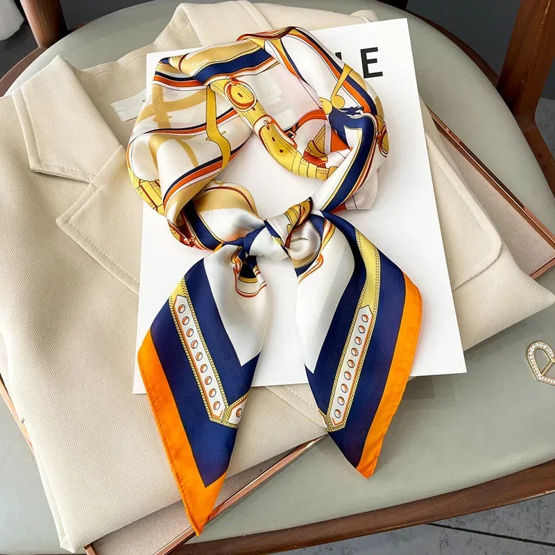 Luxury Satin Square Scarf