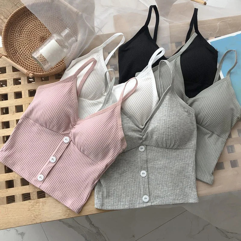 Knitted Crop Tank Top