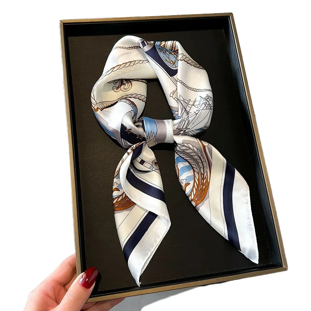 Luxury Satin Square Scarf