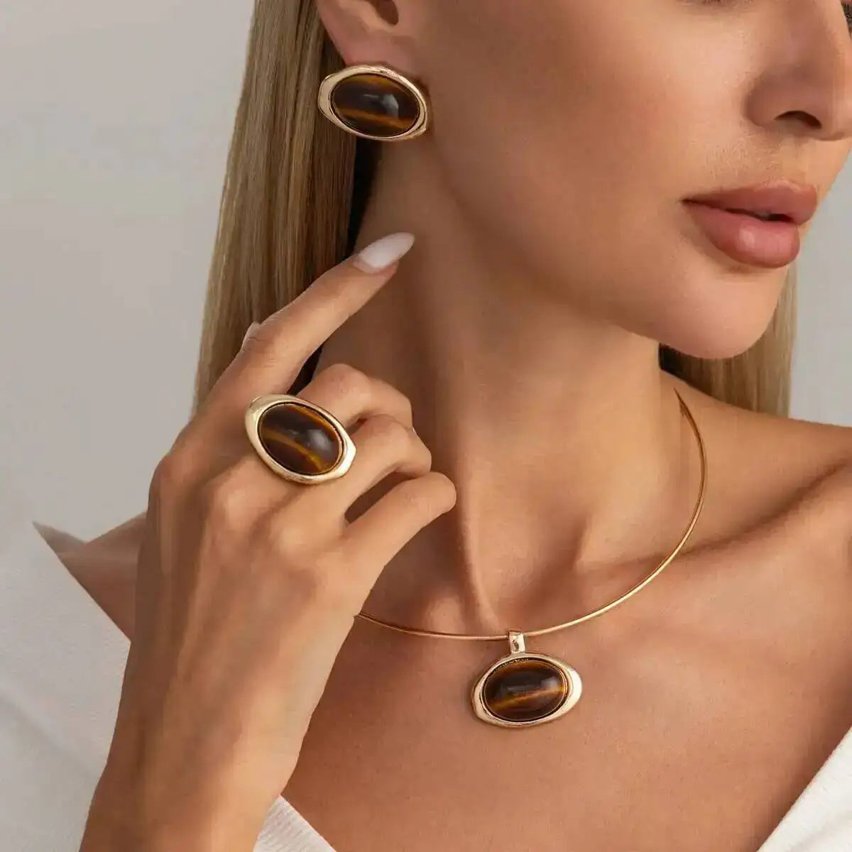Vintage Acrylic Jewelry Set