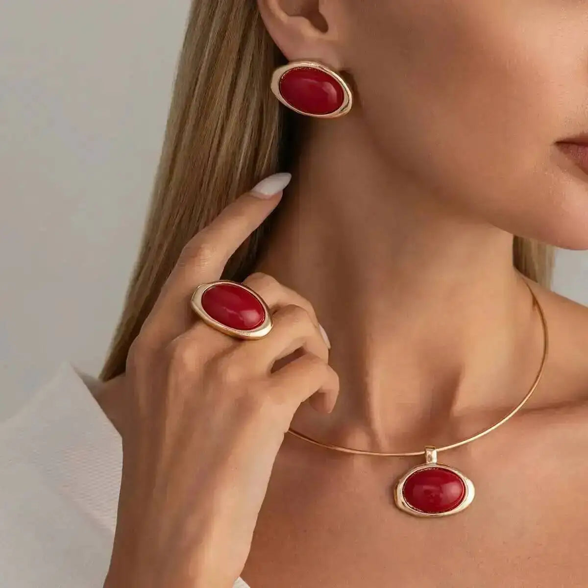 Vintage Acrylic Jewelry Set