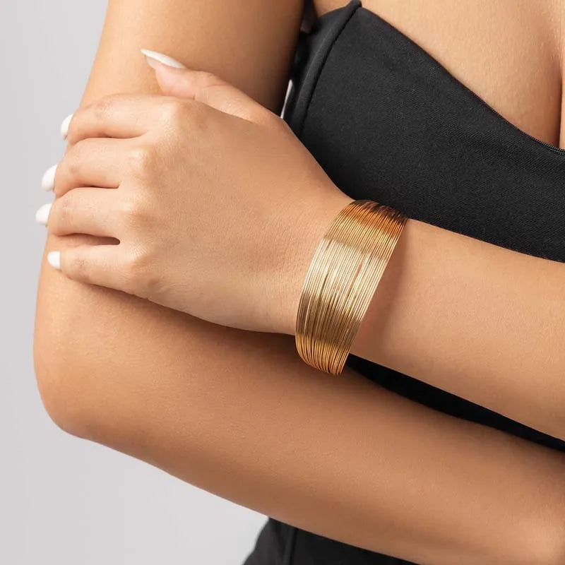 Vintage Layered Cuff Bracelet