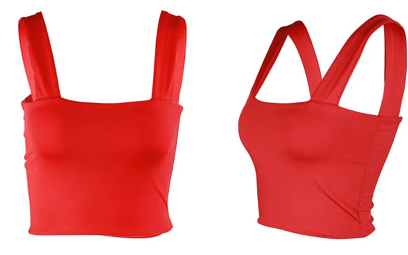 Square Neck Crop Top