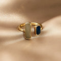Women’s Colorful Drip Glaze Ring